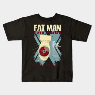 Fat Man Bomb Kids T-Shirt